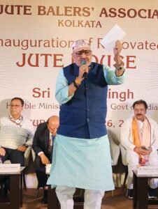 Union Minister Giriraj Singh Inaugurates Newly Built JBA Hall in Kolkata Reiterates Government’s Commitment to the Growth of Textile and Jute Industry’s