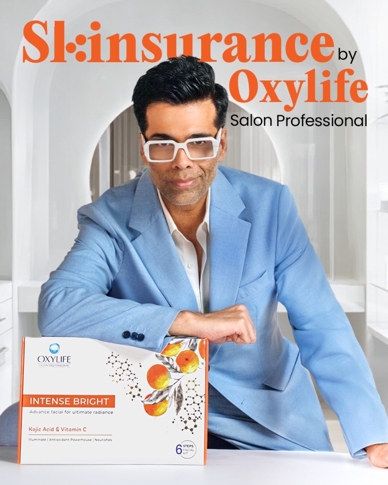 Karan Johar Joins Hands with Oxylife Salon Professional to Launch ‘Skinsurance’ Facial Kits