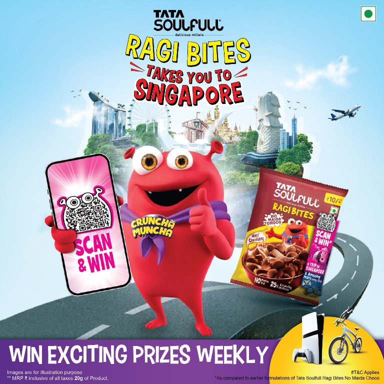 Tata Soulfull Launches New & Improved Ragi Bites Choco – Now More Chocolatey, Crunchier, and Packed with Fun!