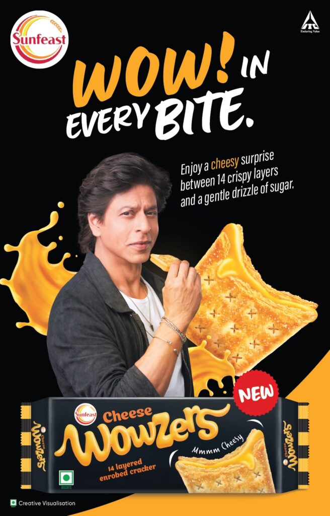 BOLLYWOOD MEETS BITE: SHAH RUKH KHAN JOINS HANDS WITH SUNFEAST WOWZERS BOLLYWOOD MEETS BITE: SHAH RUKH KHAN JOINS HANDS WITH SUNFEAST WOWZERS