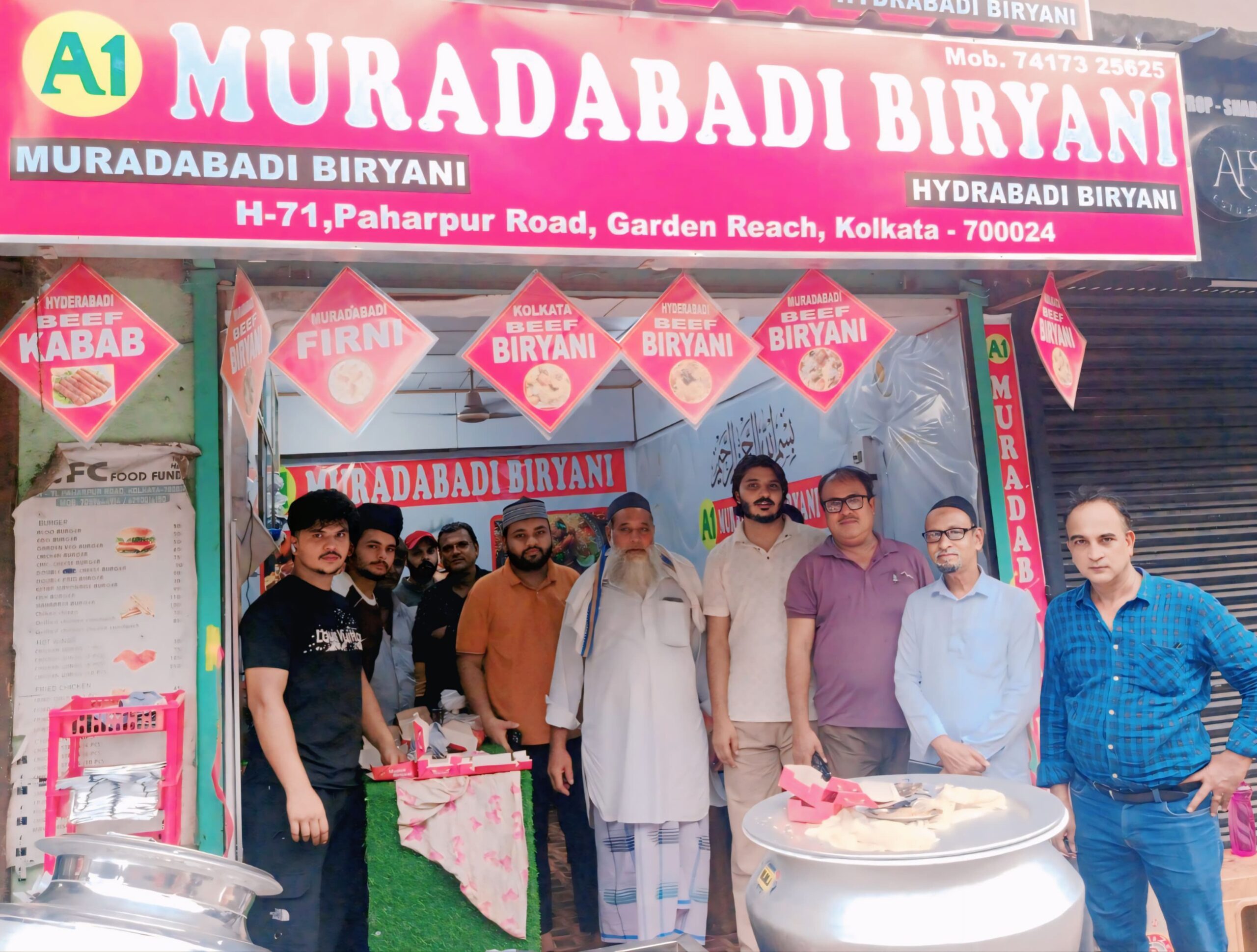Grand Opening of Muradabadi Biryani in Metiabruz: A Fusion of Kolkata & Muradabad Flavours Delights Food Enthusiasts