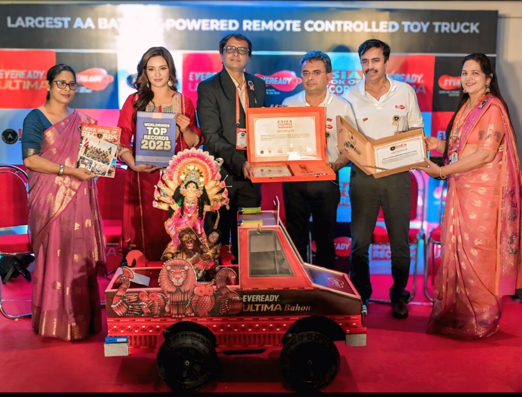 Eveready Unveils Record-Breaking ‘Ultima Bahon’ Toy Truck to Celebrate Durga Puja with Underprivileged Children