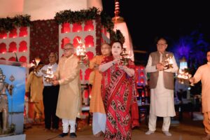 Dev Deepawali Shines Bright at Seth Bansidhar Jalan Smriti Mandir with Grand Ganga Aarti in Howrah