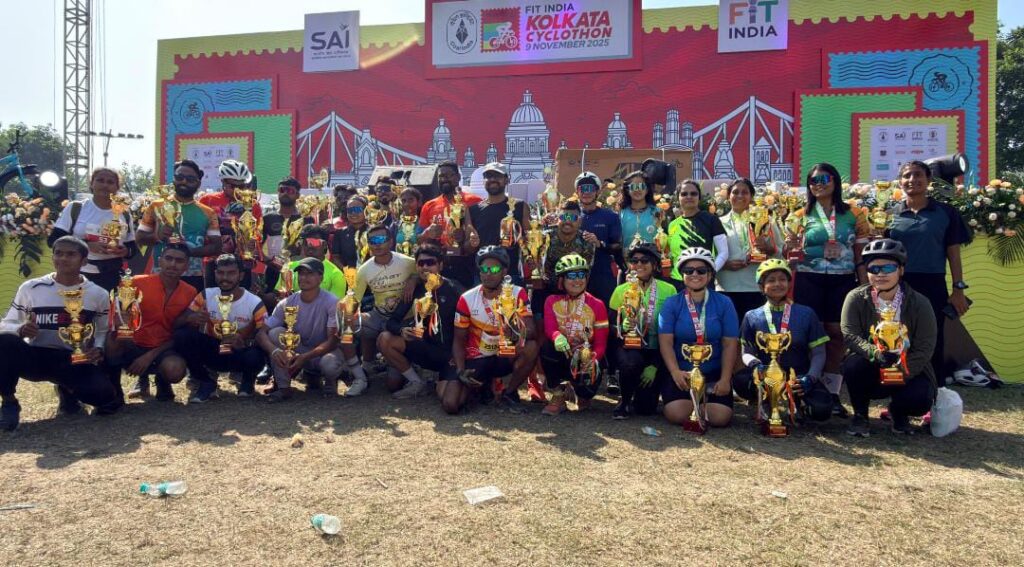 Kolkata Pedals into History with Record-Breaking Cyclothon 2025