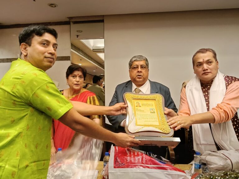 All India Legal Aid Forum Felicitates Former Meghalaya High Court Chief Justice Indraprasanna Mukerji