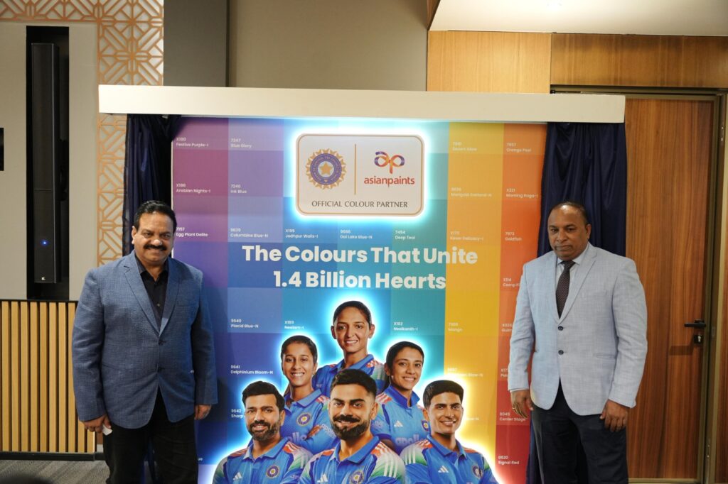 Asian Paints Partners with BCCI as Official Colour Partner of India Cricket Asian Paints Partners with BCCI as Official Colour Partner of India Cricket