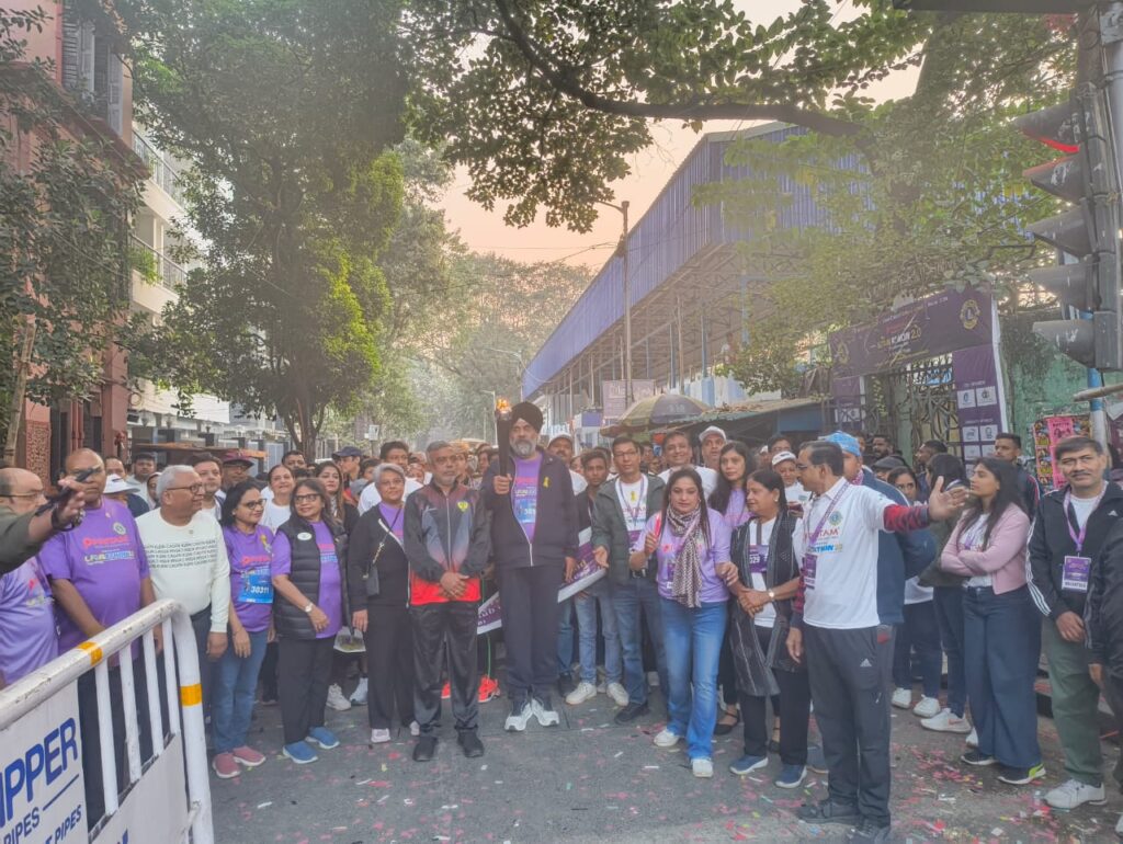 Lions Club of Kolkata Grand Champions Childhood Cancer Awareness with ‘Lionathon 2.0’