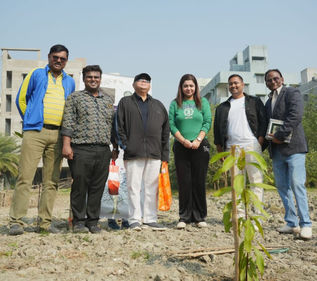Florence Leads Inspiring Afforestation Drive at New Town, Reinforcing Climate Action and Mental Wellbeing