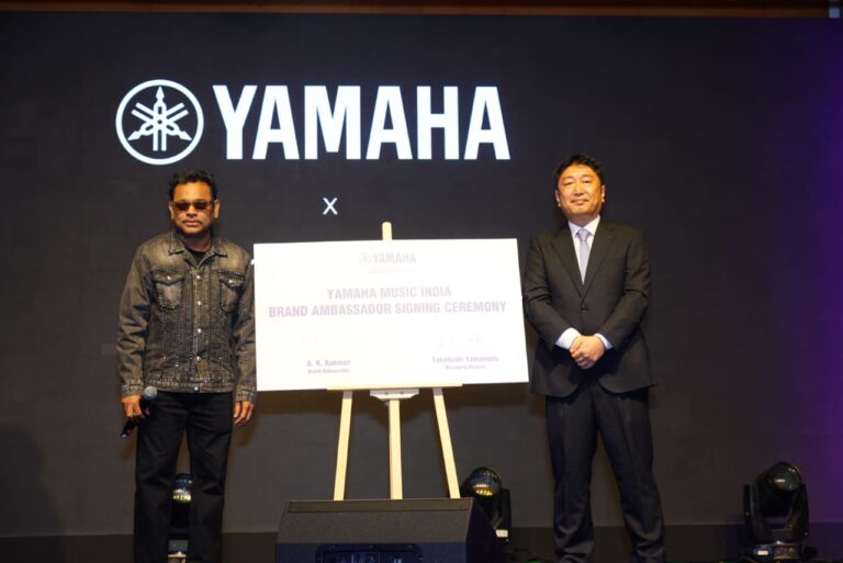 A.R. Rahman Joins Yamaha Music India as Brand Ambassador, Strengthening ‘Made in India’ Vision