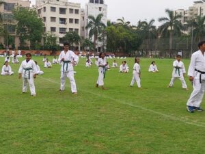 Grand Karate Belt Examination Held in New Town, Over 300 Participants Showcase Skills