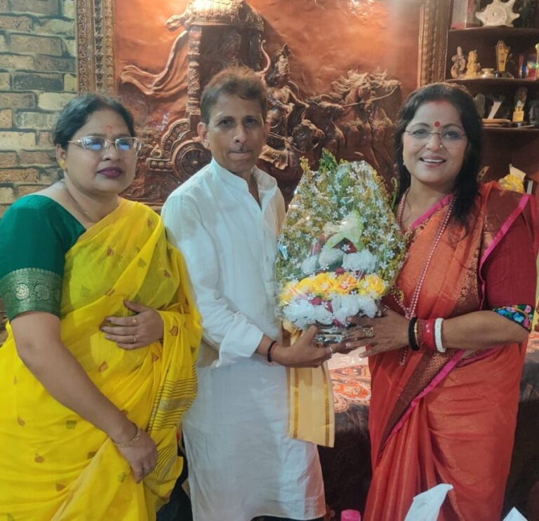 Papiya Adhikari Congratulated by Sandeep Dhar on Historic Tollygunge Victory