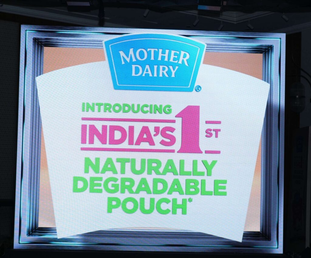 Mother Dairy Launches India’s First Naturally Degradable Milk Pouch