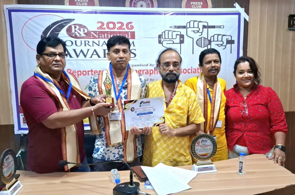 RPA National Journalism Honour 2026 Conferred at Kolkata Press Club