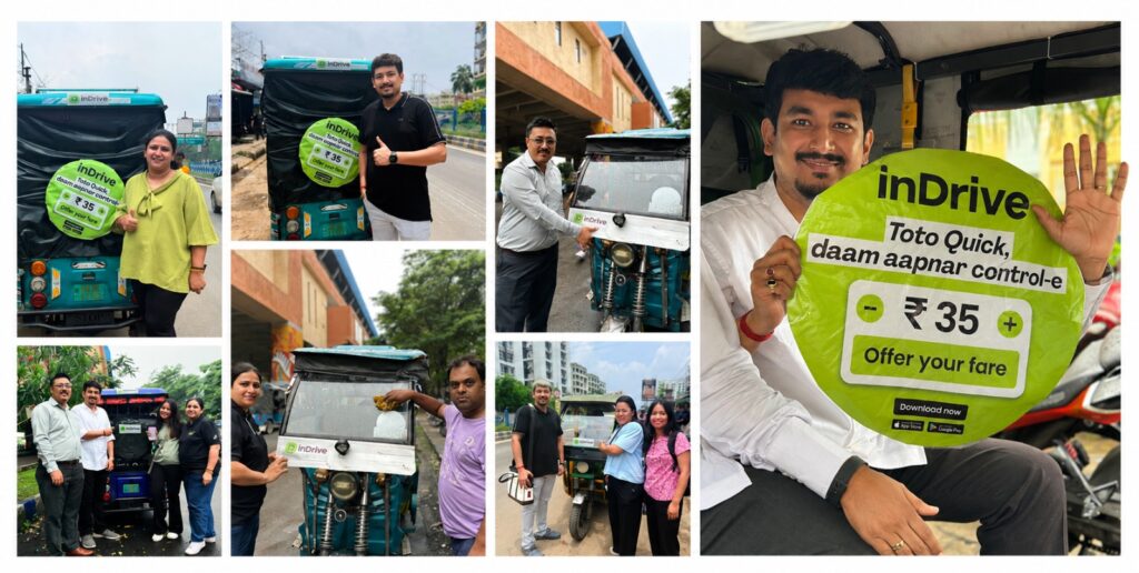 inDrive Launches ‘Toto Quick’ in Kolkata, Bringing Fair-Price Bargaining to Everyday Short Rides