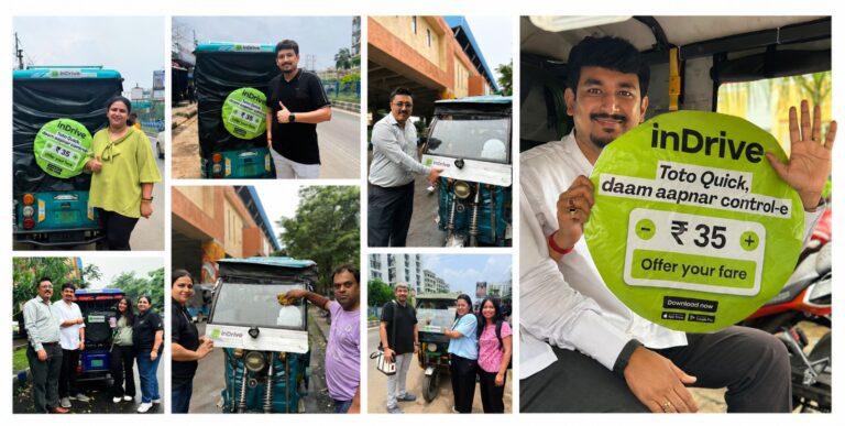 inDrive Launches ‘Toto Quick’ in Kolkata, Bringing Fair-Price Bargaining to Everyday Short Rides