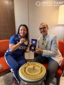 Champion Mirabai Chanu Unveils MMTC-PAMP’s ‘Virasat’ Recycled Gold Coin to Mark India’s 80th Year of Independence