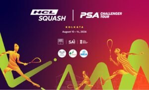 Global Squash Stars Set to Battle It Out in Kolkata at HCL-SRFI PSA Challenger