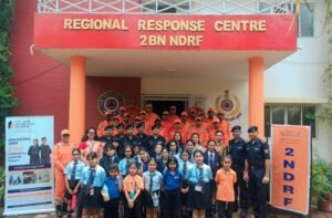 SPK Jain Futuristic Academy Students Honour NDRF Heroes on Raksha Bandhan
