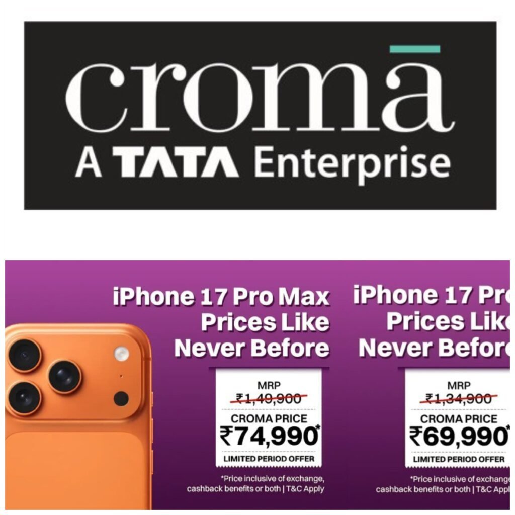 Croma Opens Pre-Bookings for iPhone 18 Pro Line-Up with Exchange Bonus of Up to ₹12,000