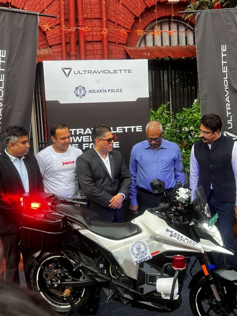 Ultraviolette X-47 ‘Skyforce’ Joins Kolkata Police Fleet, 183 Electric Motorcycles Deployed