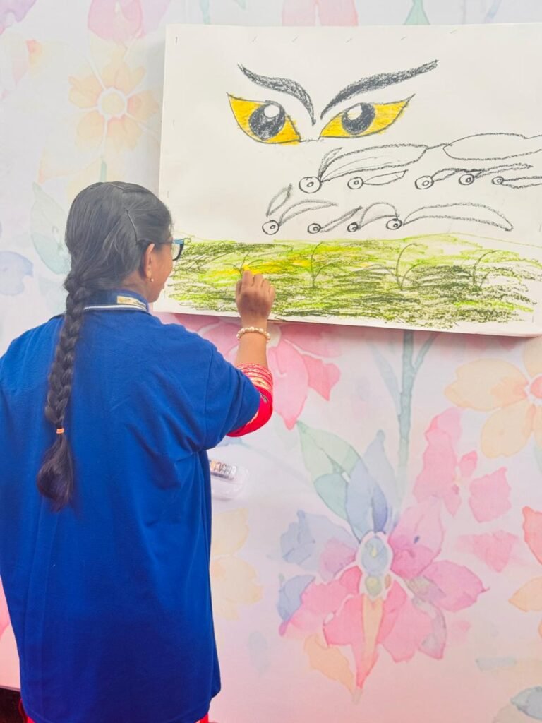 Kolkata Creates History on Mahalaya Morning as Special Children Paint a 250-Foot Art Wall