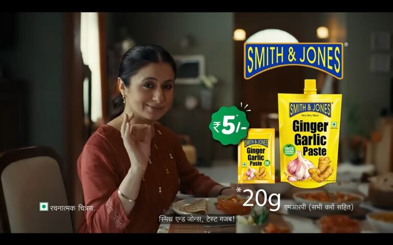 Smith & Jones Launches New Campaign Featuring Rasika Dugal, Urges Consumers to Rethink Their Ginger Garlic Paste Choices