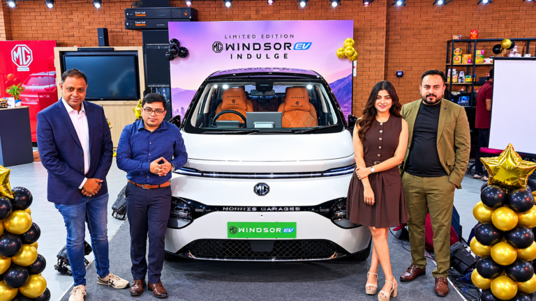 MG Windsor INDULGE Edition Launched at ₹17.99 Lakh, Bringing a New Level of Premium Comfort to India’s No. 1 EV